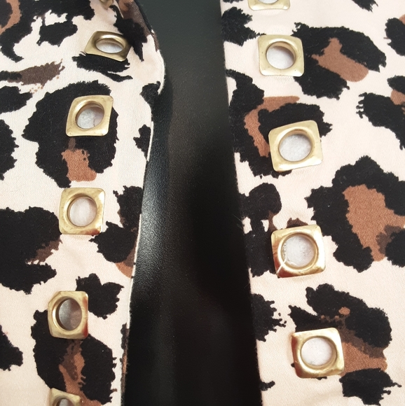 David Brooks Animal Print Cropped Jacket VTG - Picture 2 of 4